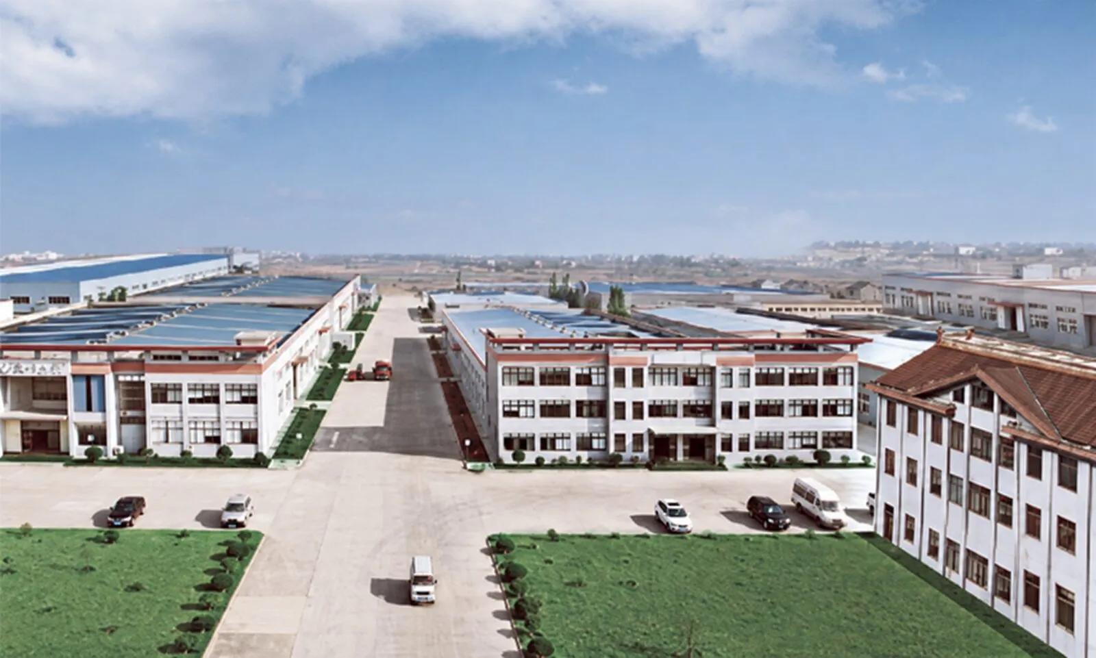 Aerial view of the Laian plant in Anhui